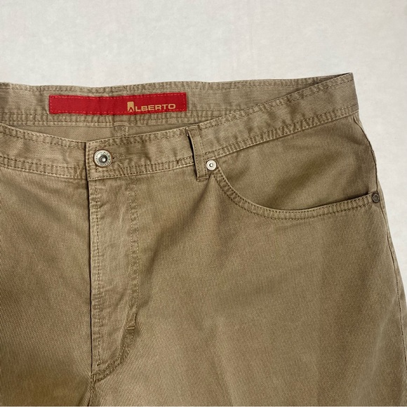 Alberto Tan Brown Corduroy Jeans - Picture 5 of 10